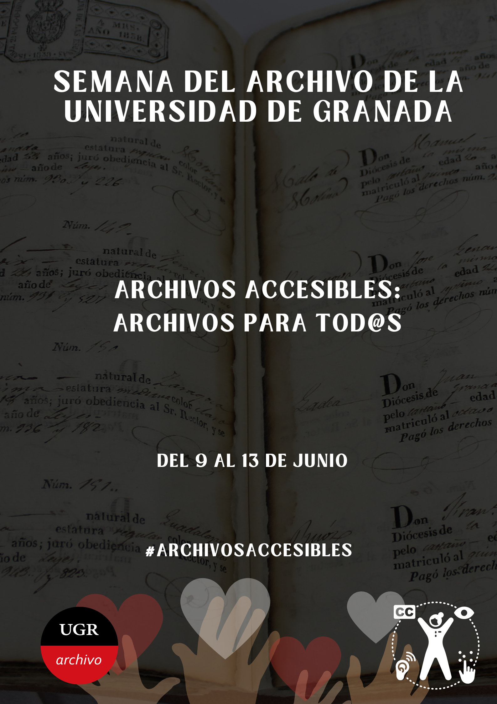 Cartel Semana del Archivo de la Universidad de Granada