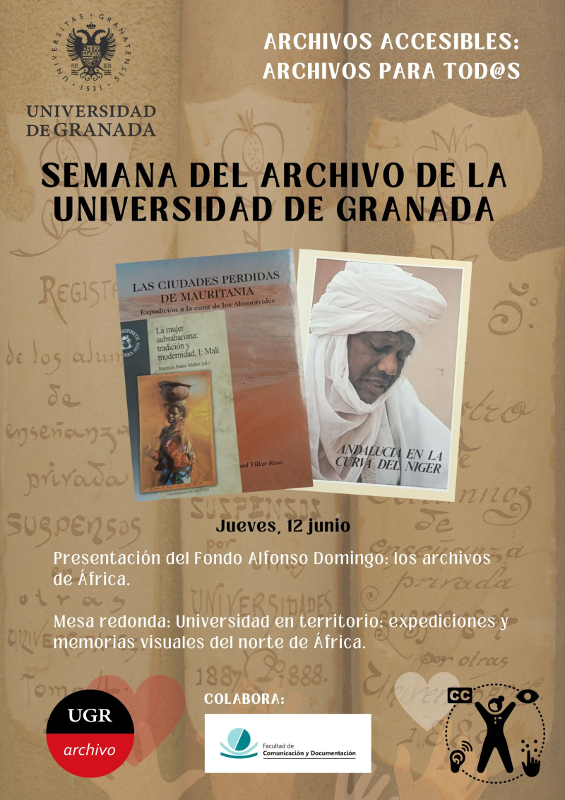 Presentación del Fondo Alfonso Domingo: los archivos de África Cartel de la Presentación del Fondo Alfonso Domingo: los archivos de África